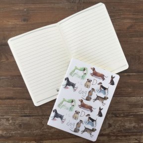 D is For Dog Medium Soft Notebook
