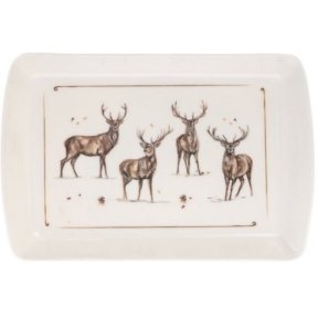 Winter Stags Tray Small