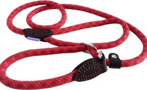 Mountain Rope Slip Lead - Red/Grey