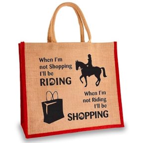 Riding & Shopping Jute Bag