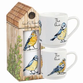 Country Pursuits The Choir Stacking Mugs - Birds
