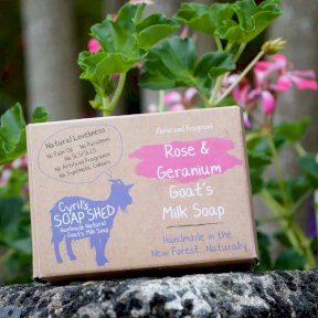 Cyrils Soap Shed - Rose & Geranium Goats Milk Soap