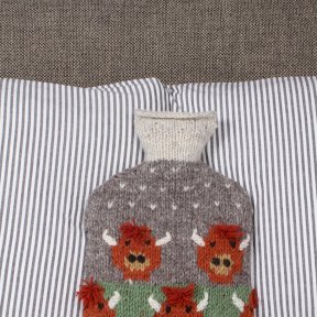 Pachamama Herd of Highland Cow Hot Water Bottle