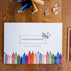Katie Cardew Childrens Colouring Book 