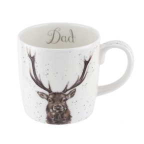Wrendale Large 'Dad' Stag Mug