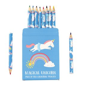 Magical Unicorn Colouring Pencils - set of 10