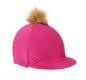 Pom Pom Hat Cover/Silk - Pink