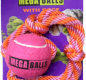 HEM AND BOO Mega Ball with Rope dog toy